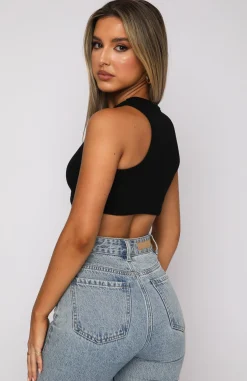 Shirts & Blouses | White Fox Boutique Commit To Me Crop black