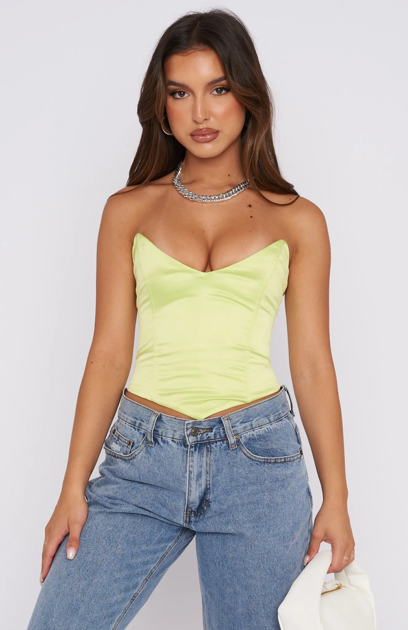 Shirts & Blouses | White Fox Boutique Corner Of The Earth Bustier Lime green