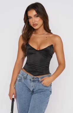 Shirts & Blouses | White Fox Boutique Corner Of The Earth Bustier black