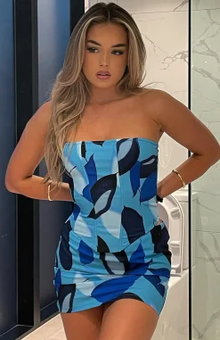 Shirts & Blouses | White Fox Boutique Count Me In Bustier Leaf Print blue