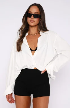 Shorts | White Fox Boutique Cut It Out Booty Shorts black