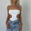 Shirts & Blouses | White Fox Boutique Cutting Corners Bodysuit white