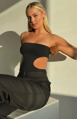 Shirts & Blouses | White Fox Boutique Cutting Corners Bodysuit black