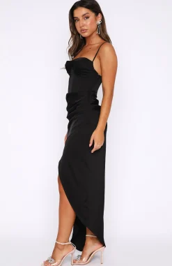 Formal Dresses | White Fox Boutique Diamond Heart Midi Dress black