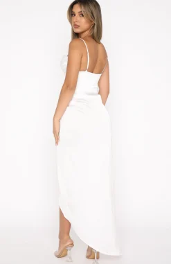 Formal Dresses | White Fox Boutique Diamond Heart Midi Dress white