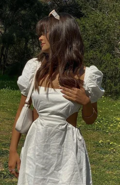 Restocked | White Fox Boutique Different Girl Mini Dress white