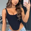 Shirts & Blouses | White Fox Boutique Do It Again Bustier black