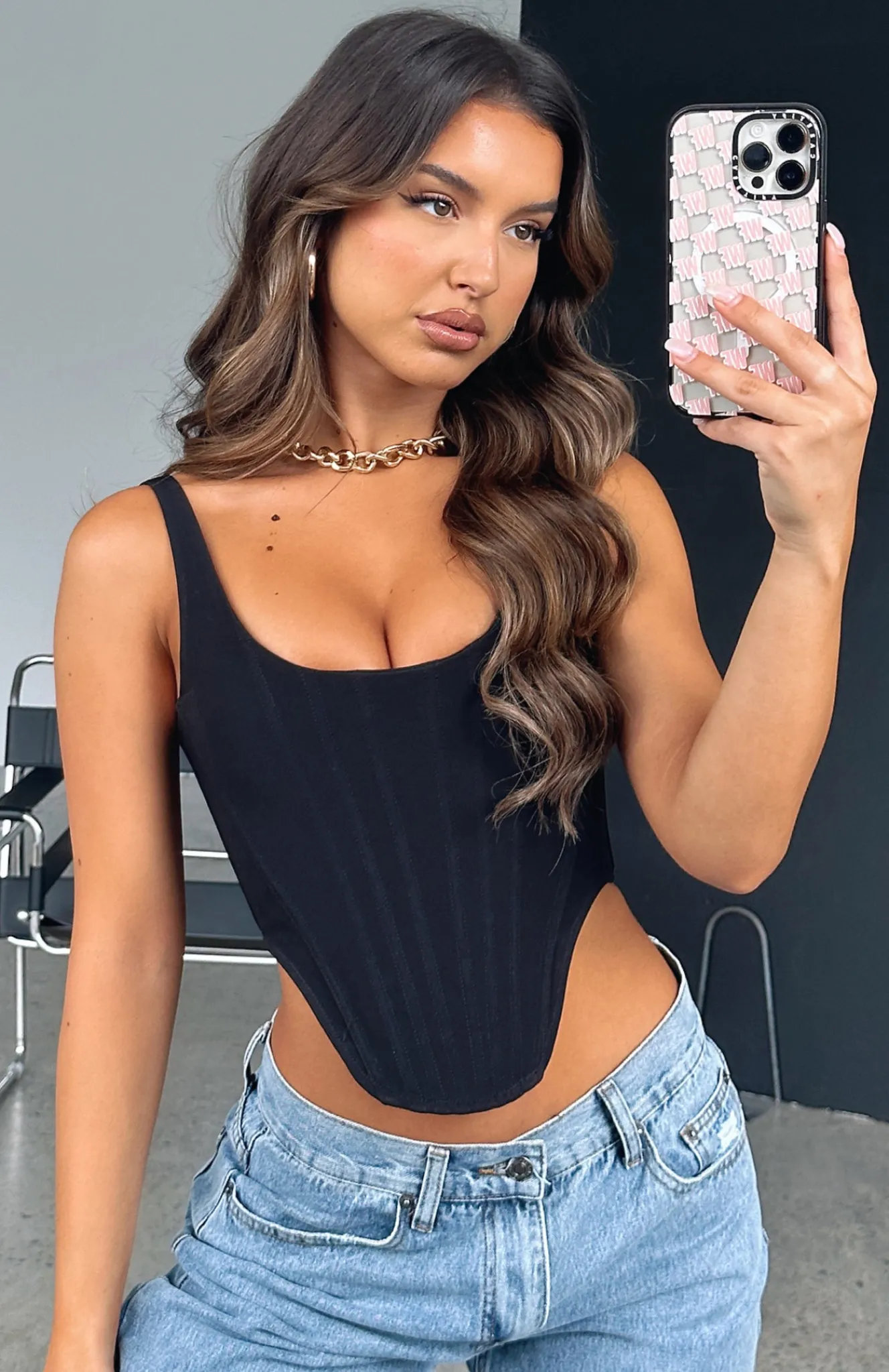 Shirts & Blouses | White Fox Boutique Do It Again Bustier black