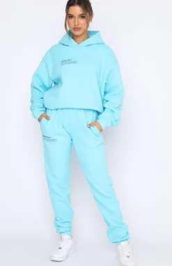 Sweatpants | White Fox Boutique Do The Most Sweatpants Arctic blue