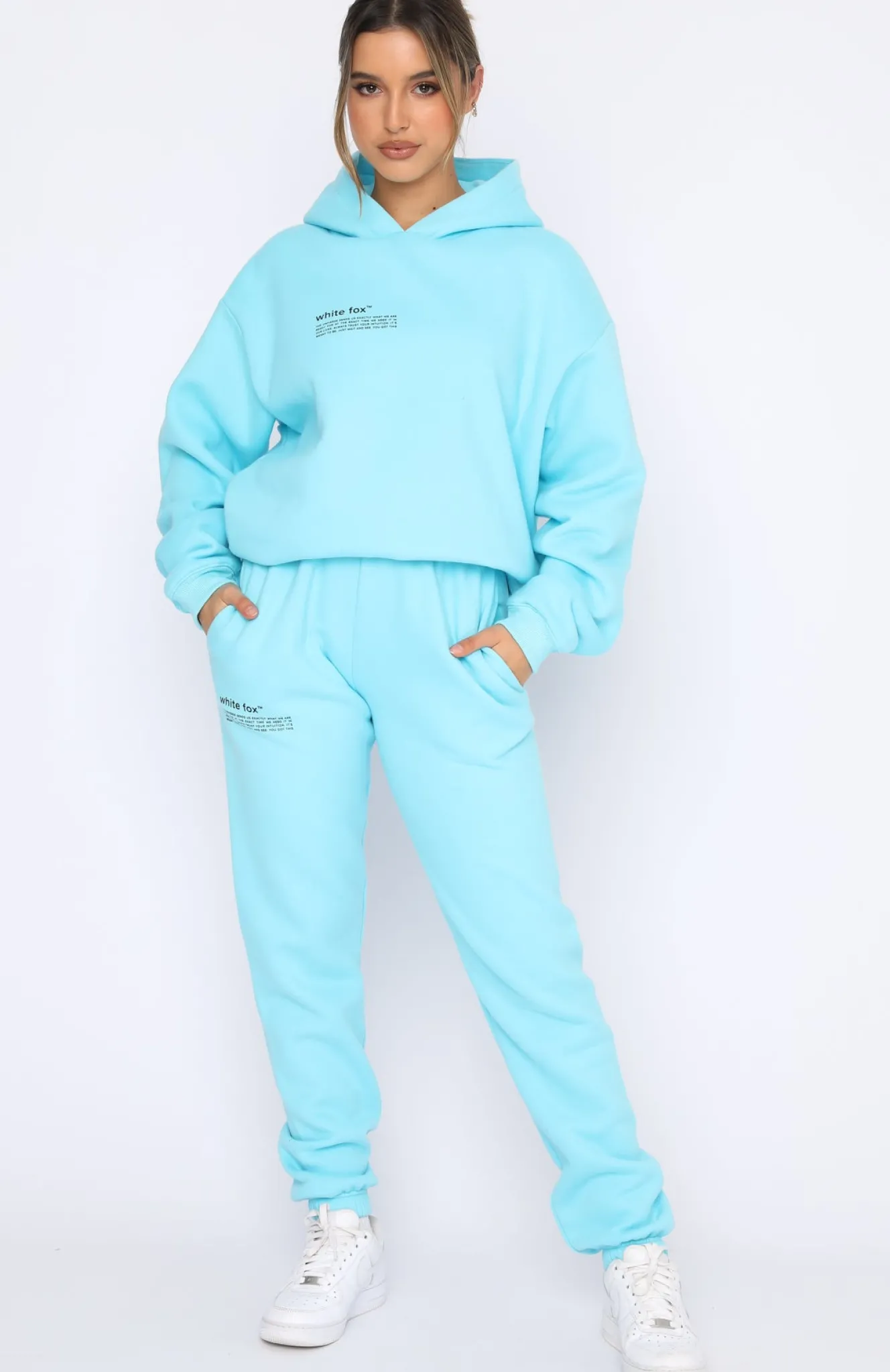 Sweatpants | White Fox Boutique Do The Most Sweatpants Arctic blue
