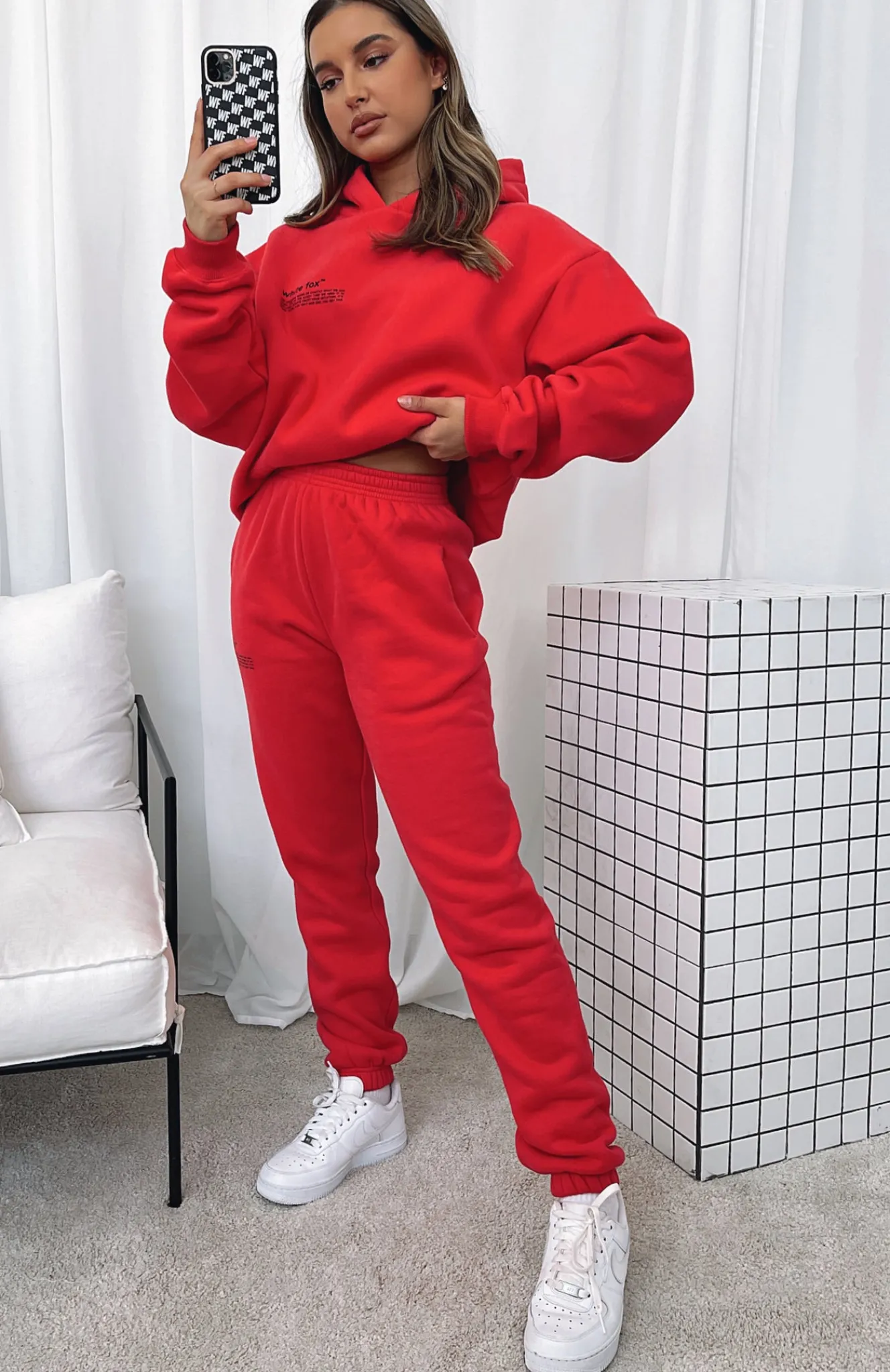 Sweatpants | White Fox Boutique Do The Most Sweatpants Chilli red