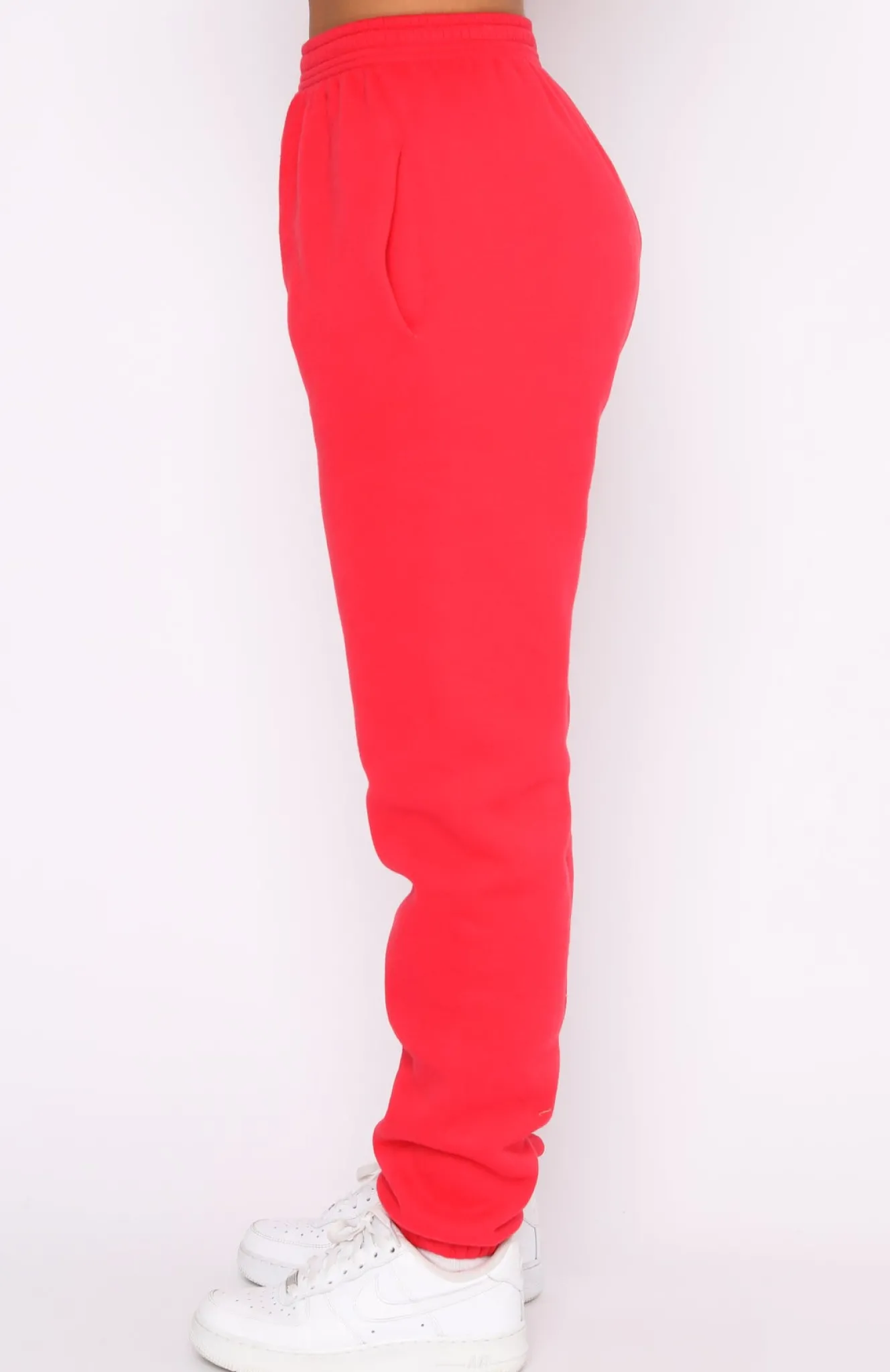 Sweatpants | White Fox Boutique Do The Most Sweatpants Chilli red