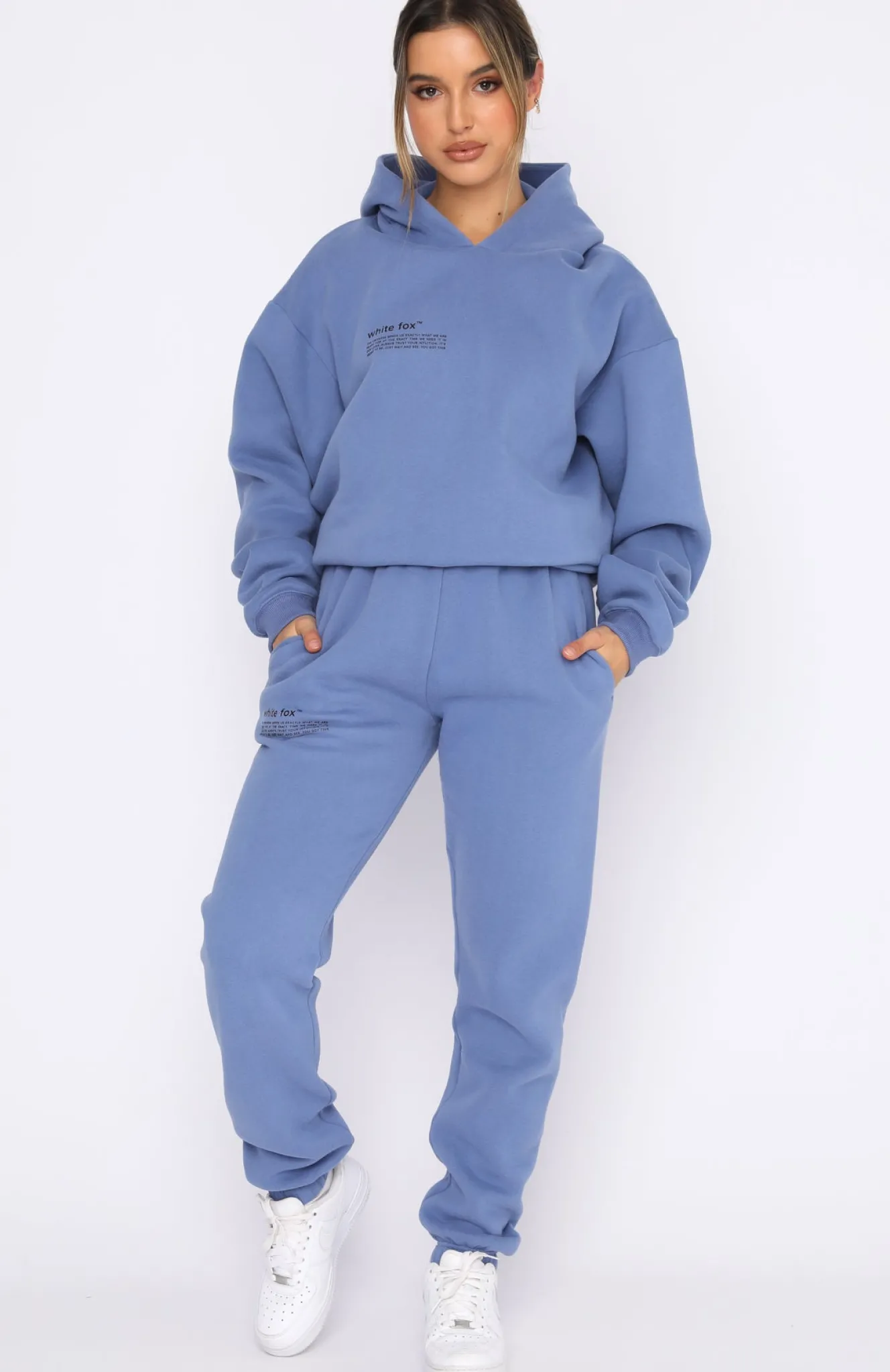 Sweatpants | White Fox Boutique Do The Most Sweatpants Dusk blue