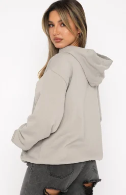 Jackets & Blazers | White Fox Boutique Do What It Takes Hoodie Mushroom grey