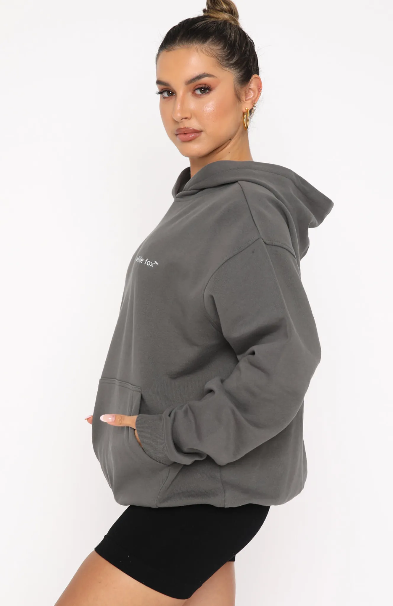 Jackets & Blazers | White Fox Boutique Do What It Takes Hoodie Slate grey