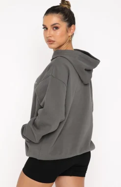 Jackets & Blazers | White Fox Boutique Do What It Takes Hoodie Slate grey