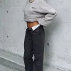 Pants | White Fox Boutique Don't Mess Around Pants Charcoal grey