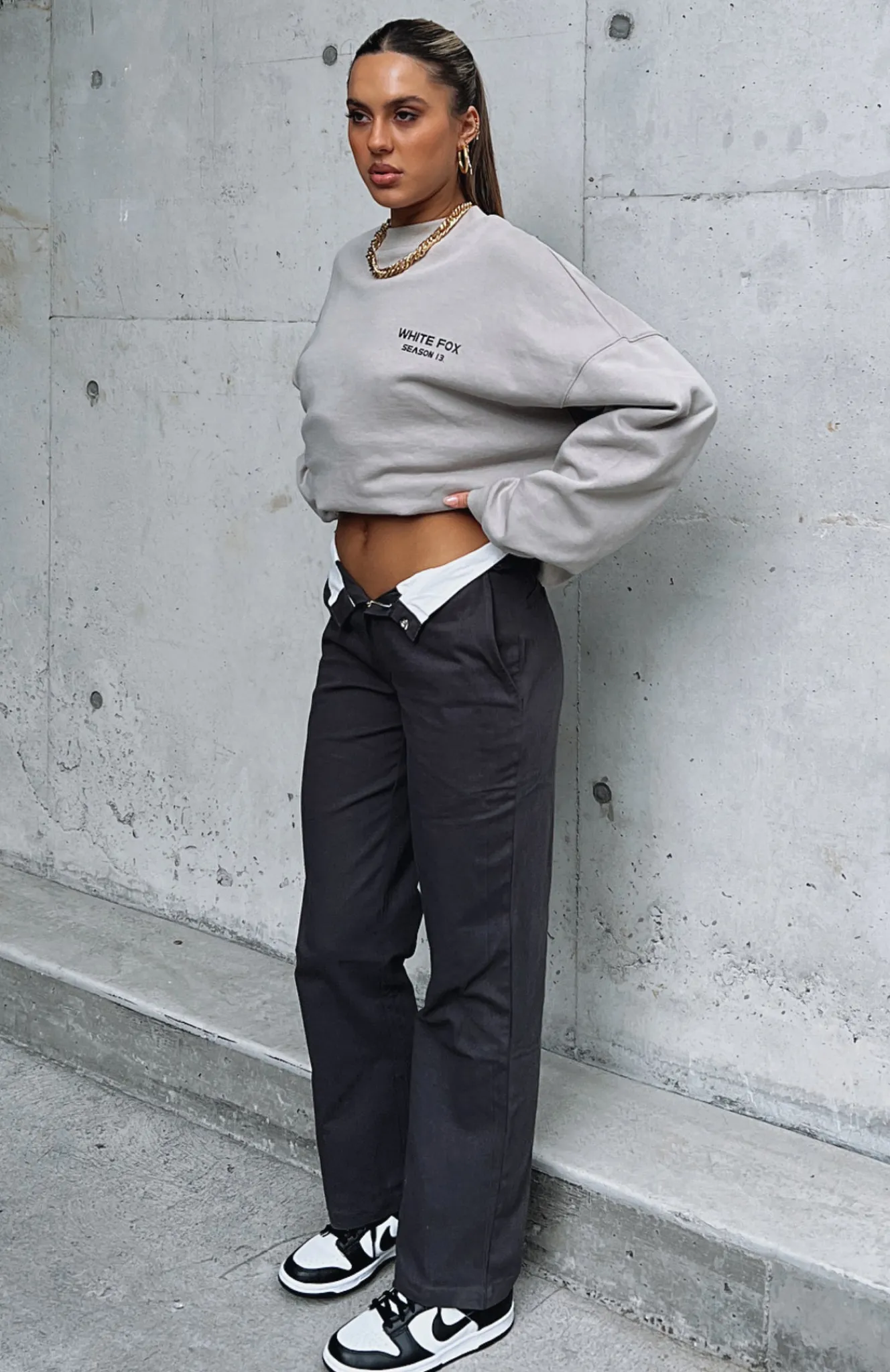 Pants | White Fox Boutique Don't Mess Around Pants Charcoal grey