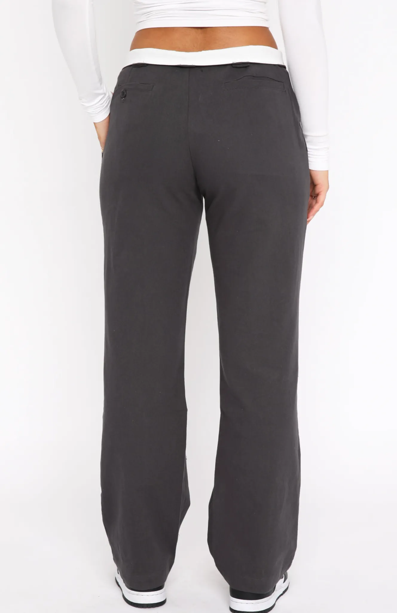 Pants | White Fox Boutique Don't Mess Around Pants Charcoal grey