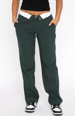 Pants | White Fox Boutique Don't Mess Around Pants Forest green