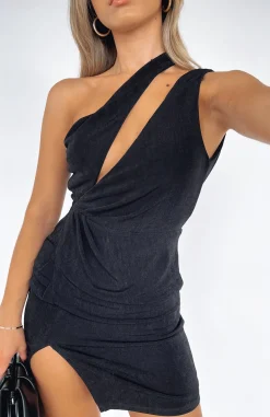 Restocked | White Fox Boutique Don't Miss Out Mini Dress black