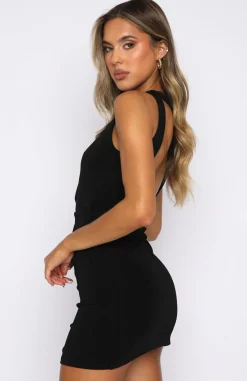 Restocked | White Fox Boutique Don't Miss Out Mini Dress black