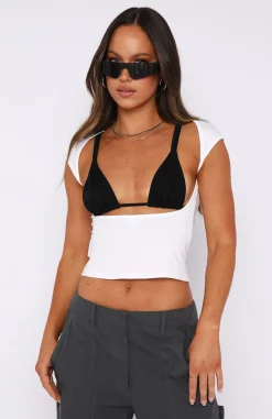 Shirts & Blouses | White Fox Boutique Double Life Tee white