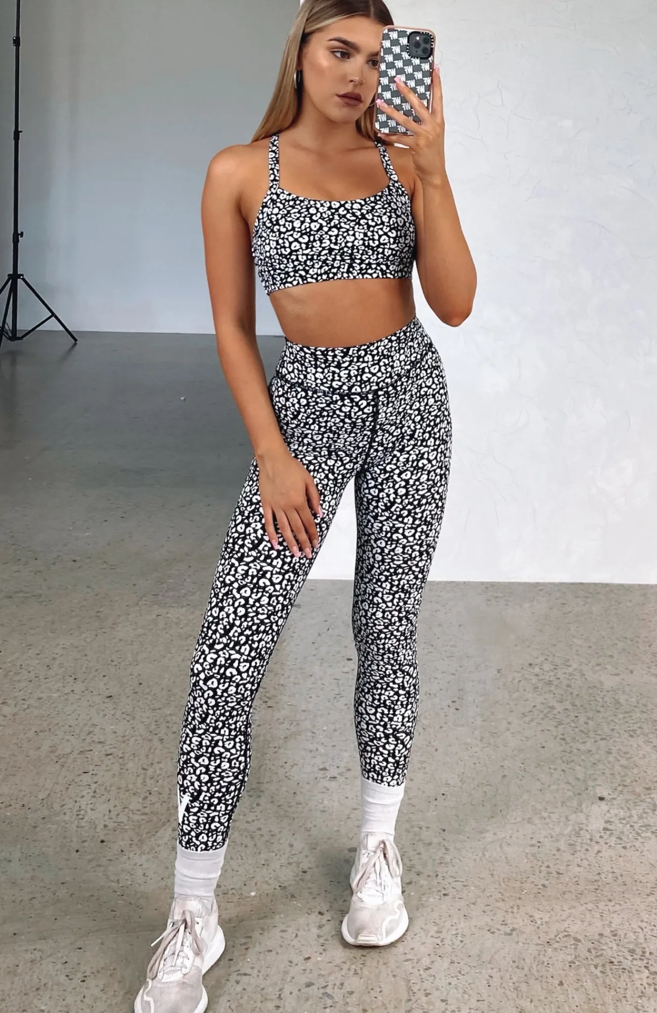 Leggings | White Fox Boutique Down For It Leggings Leopard black