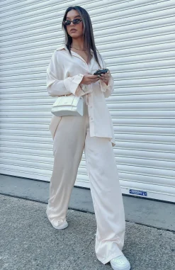 Pants | White Fox Boutique Down For More Pants Beige nude