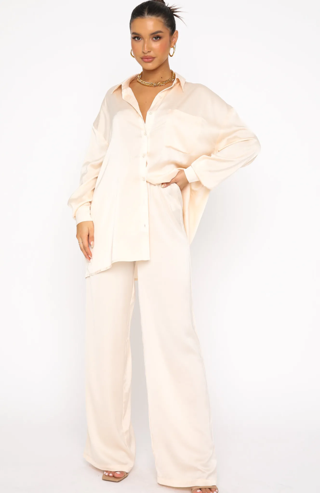 Pants | White Fox Boutique Down For More Pants Beige nude