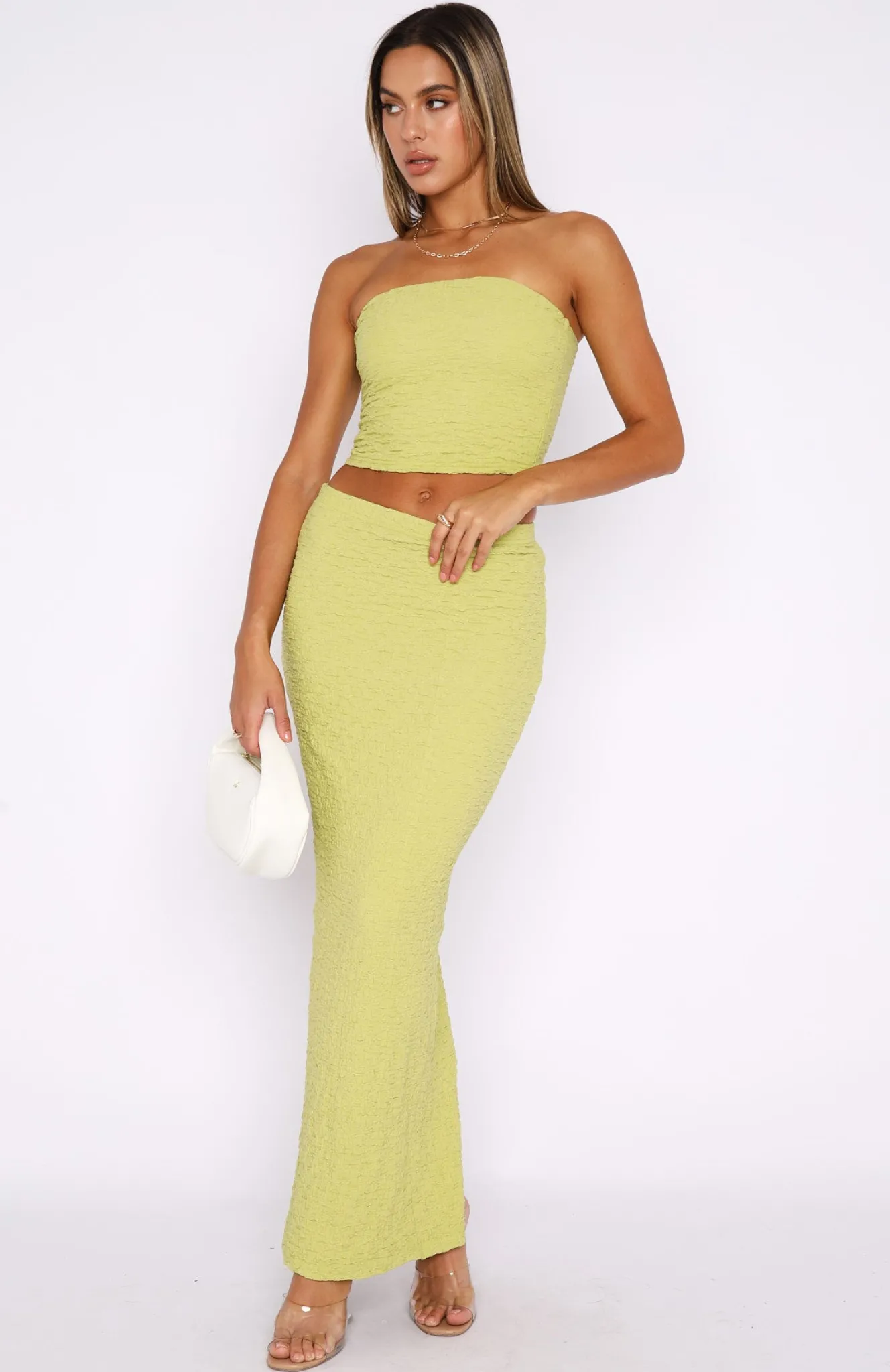 Shirts & Blouses | White Fox Boutique Down To Business Crop Top Matcha green