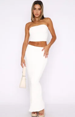 Shirts & Blouses | White Fox Boutique Down To Business Crop Top Off white