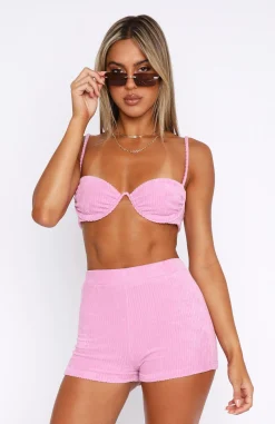 Shorts | White Fox Boutique Dream Escape Booty Shorts pink