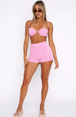 Shorts | White Fox Boutique Dream Escape Booty Shorts pink
