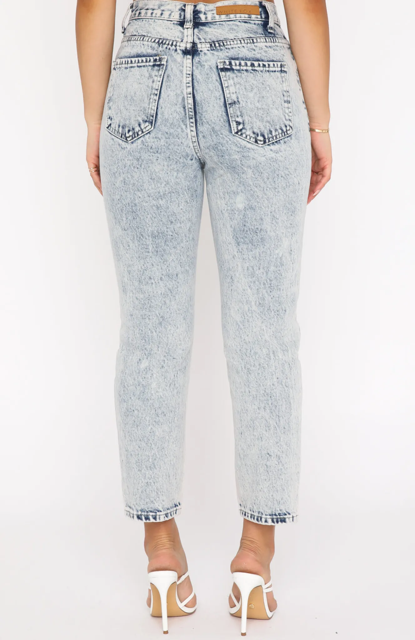 Denim | White Fox Boutique Drive Me Crazy Cropped Jeans Mid blue