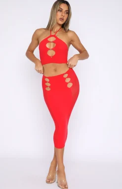 Shirts & Blouses | White Fox Boutique Dropping Hints Crop red