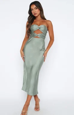 Formal Dresses | White Fox Boutique Elysium Midi Dress Sage green