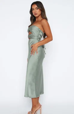 Formal Dresses | White Fox Boutique Elysium Midi Dress Sage green