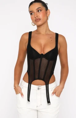 Shirts & Blouses | White Fox Boutique Enlighten Me Bustier black
