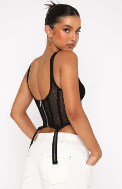 Shirts & Blouses | White Fox Boutique Enlighten Me Bustier black