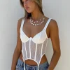 Shirts & Blouses | White Fox Boutique Enlighten Me Bustier white