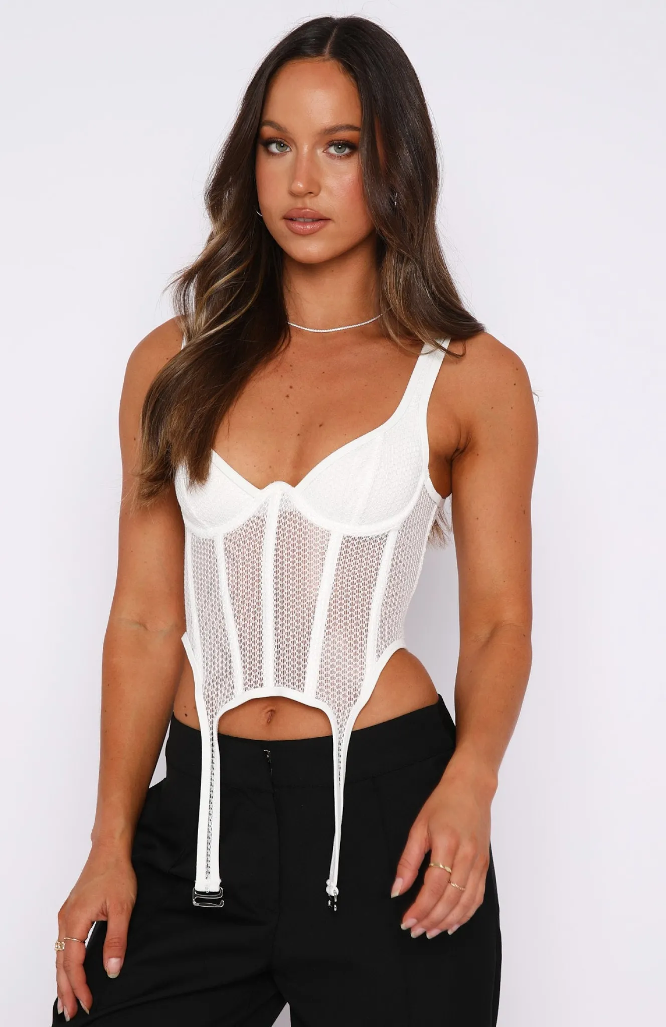 Shirts & Blouses | White Fox Boutique Enlighten Me Bustier white