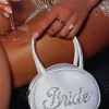 Bags | White Fox Boutique Eternity Bride Diamante Bag white