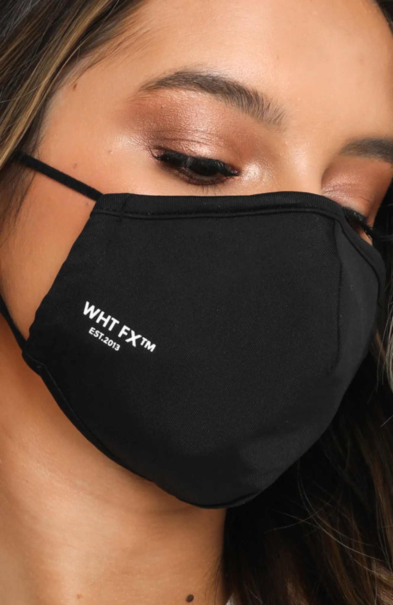 Headwear | White Fox Boutique Face Mask black