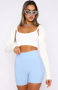 Shirts & Blouses | White Fox Boutique Fancy That Seamless Crop white