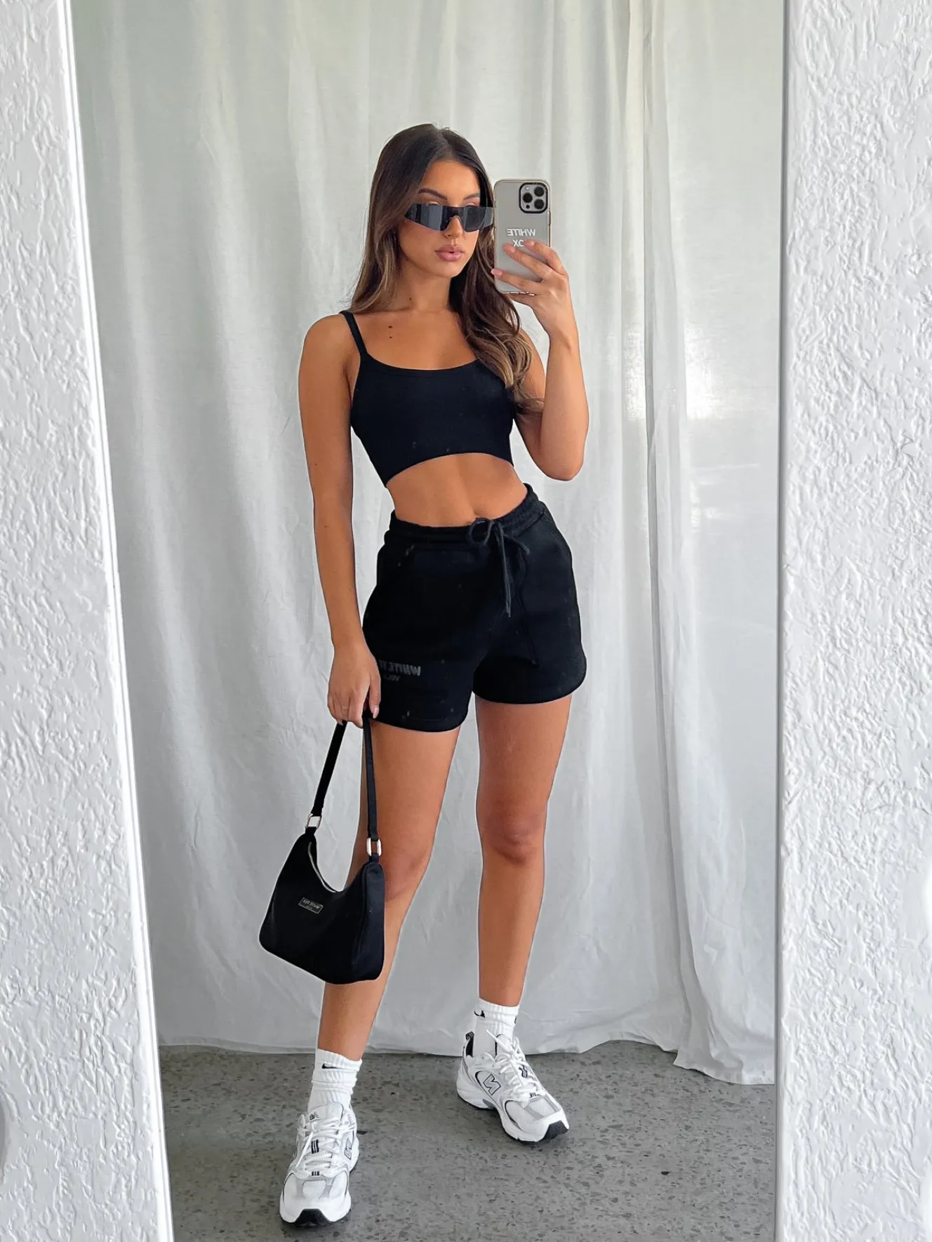 Shirts & Blouses | White Fox Boutique Fancy That Seamless Crop black