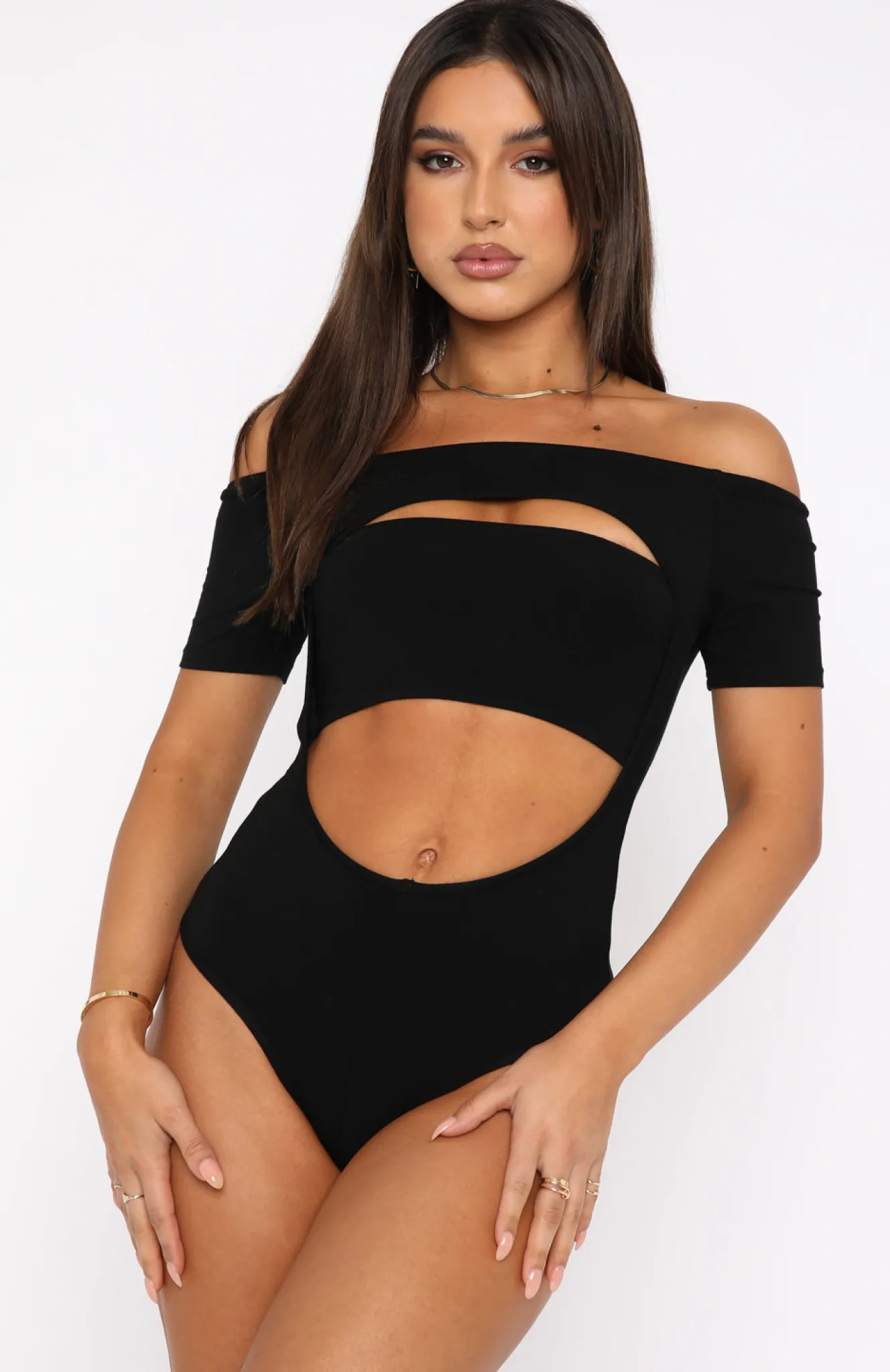 Shirts & Blouses | White Fox Boutique Fashion Club Bodysuit black