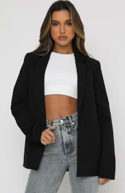 Jackets & Blazers | White Fox Boutique Fashion Force Blazer black