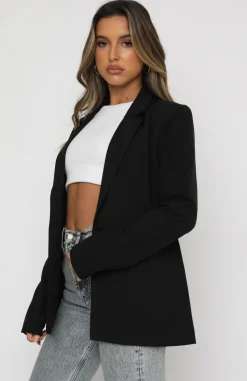 Jackets & Blazers | White Fox Boutique Fashion Force Blazer black