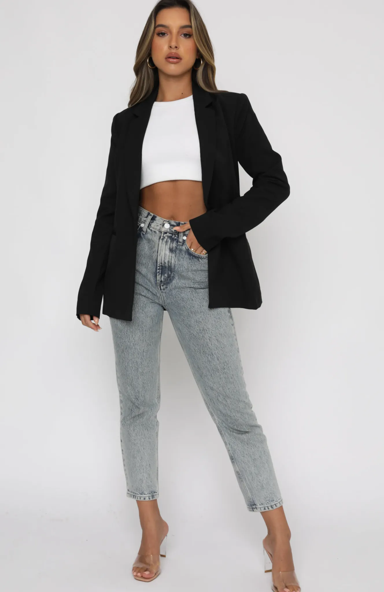 Jackets & Blazers | White Fox Boutique Fashion Force Blazer black